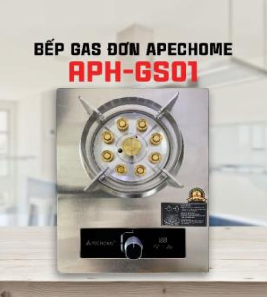 Bếp gas đơn INOX cao cấp APH-GS01